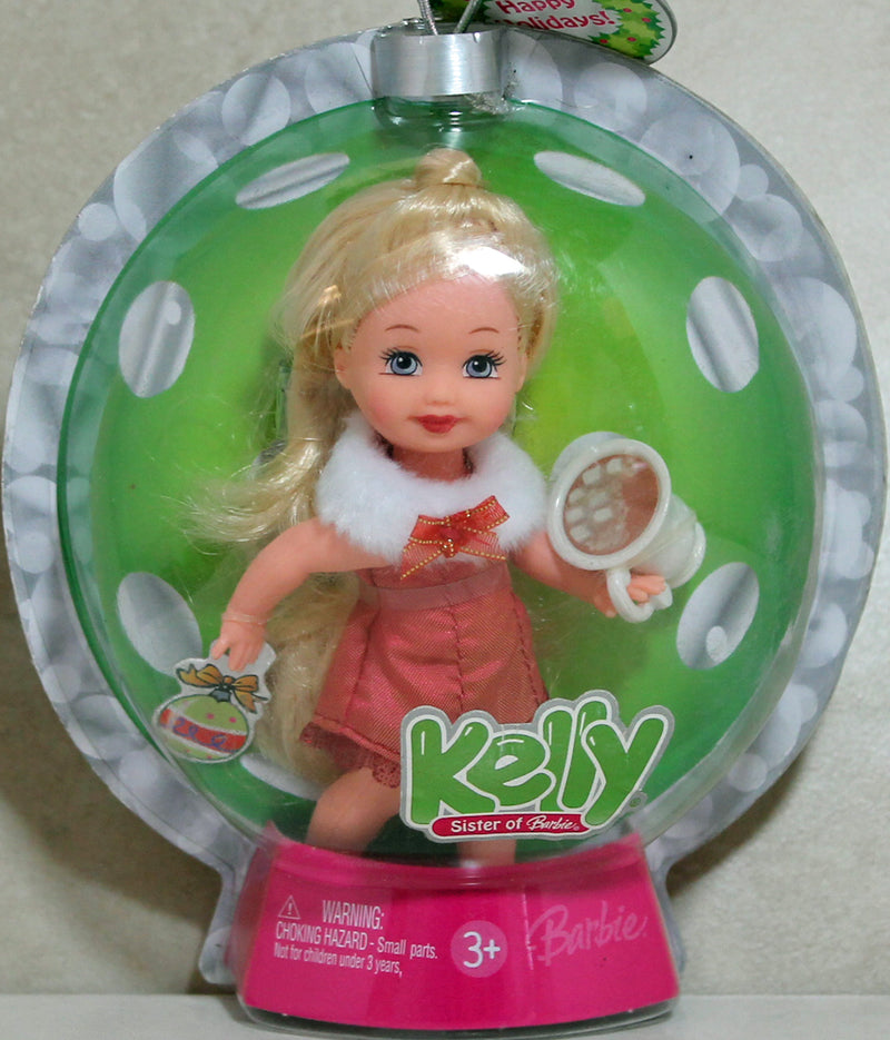 2006 Happy Holiday Ornament Kelly Barbie (K7661) - Red Dress