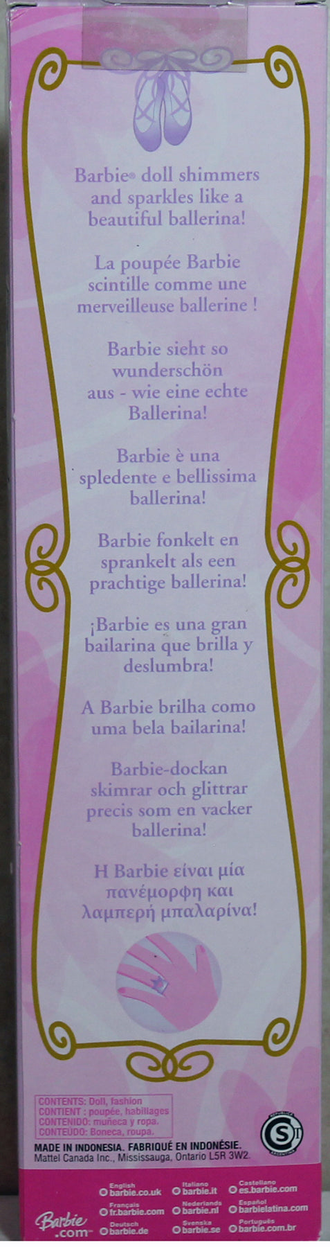 2006 Ballerina Barbie (K8070) - Purple Dress