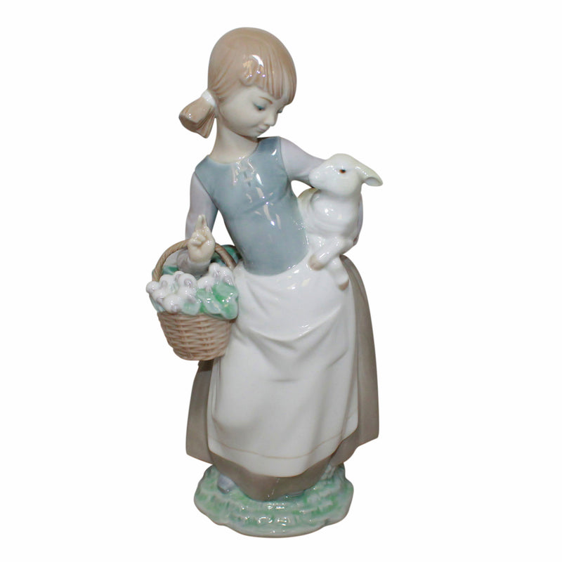 Lladró Figurine: 4835 Girl with Lamb