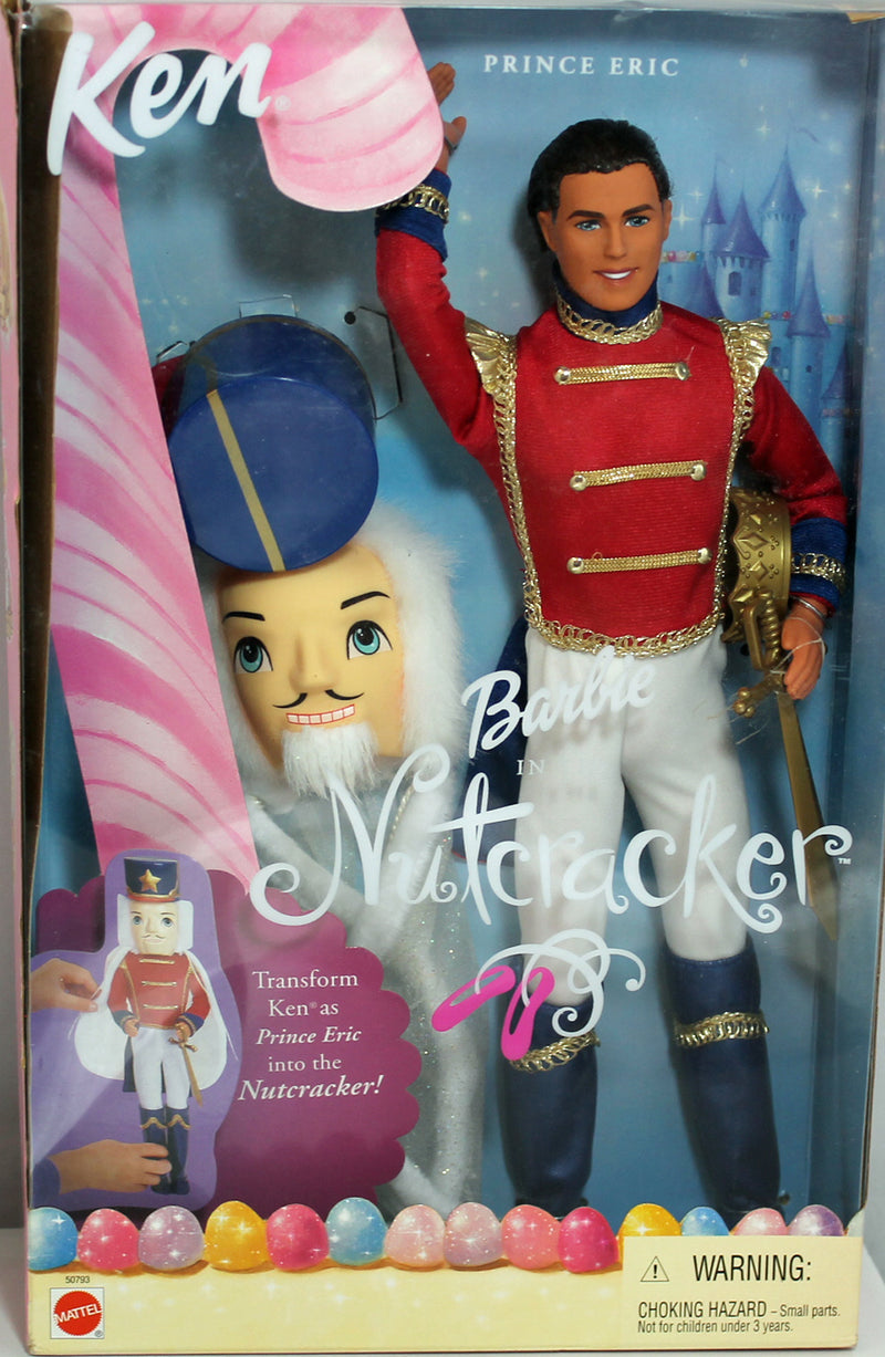 2001 Nutcracker Ken as Prince Eric Barbie (50793)