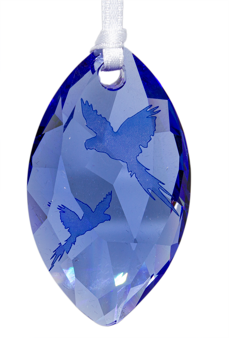 Swarovski Crystal: 5081456 Hyacinth Macaws Ornament