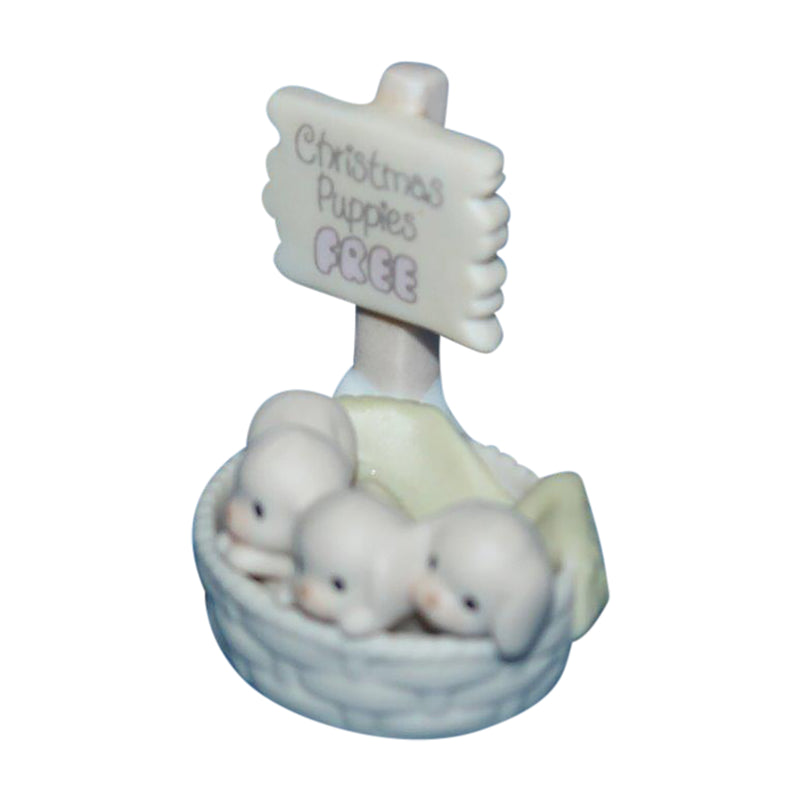 Precious Moments Figurine: 528064 Free Christmas Puppies | Sugar Town