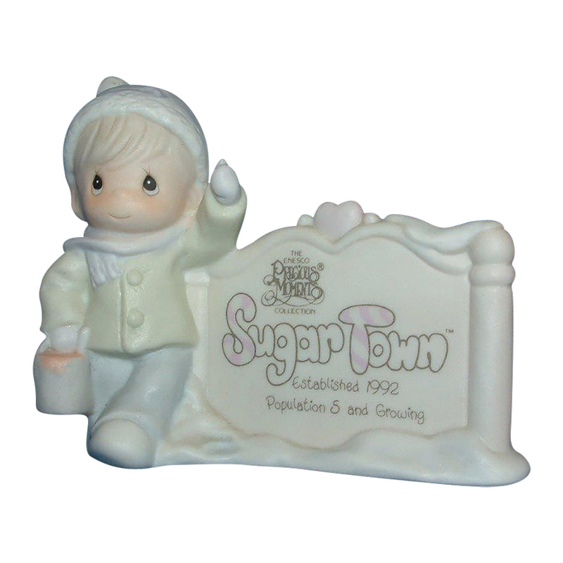 Precious Moments Figurine: 529567 Sam Butcher | Sugar Town