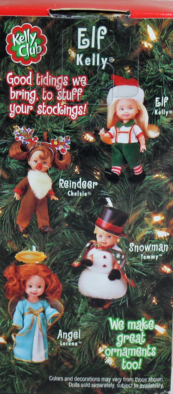 2001 Elf Kelly Barbie Ornament (50376)