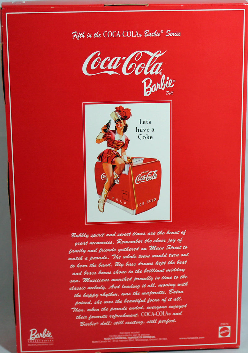 2001 Coca-Cola Majorette Barbie (53974)