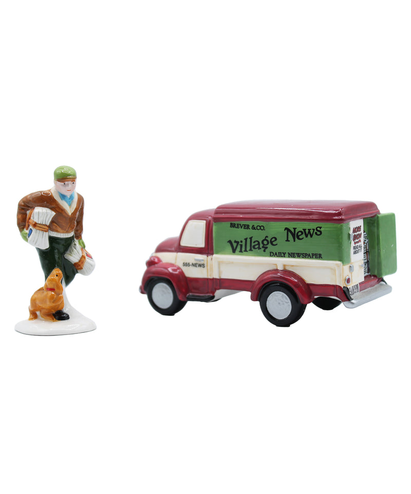 Department 56: 54593 Village News Delivery - Set of 2