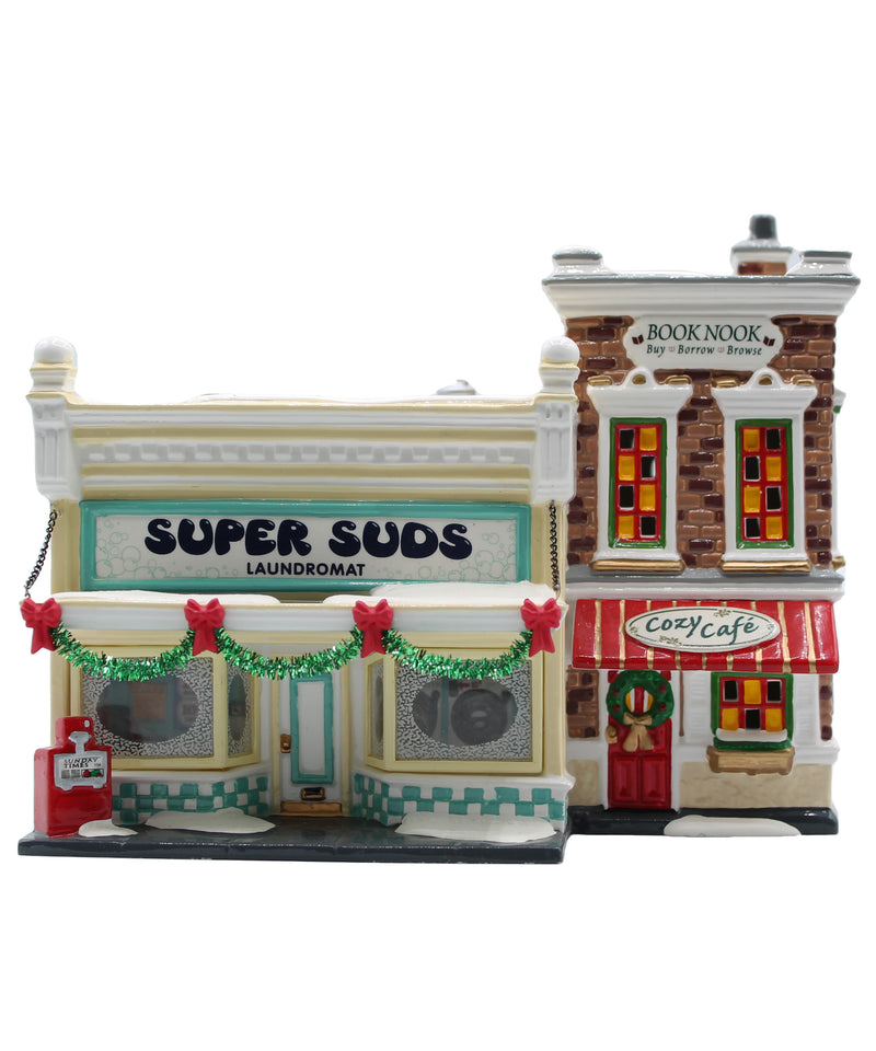 Department 56: 55006 Super Suds Laundromat