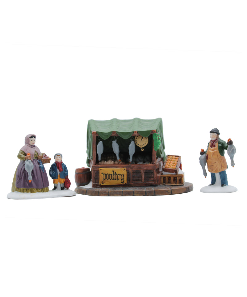 Department 56: 55590 Poultry Market - Set of 3