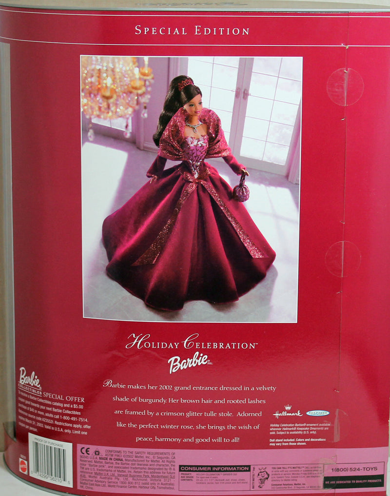 2002 Happy Holidays Barbie (56210)