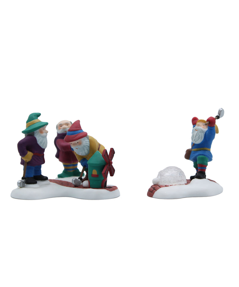 Department 56: 56442 Tee Time Elves - Set of 2