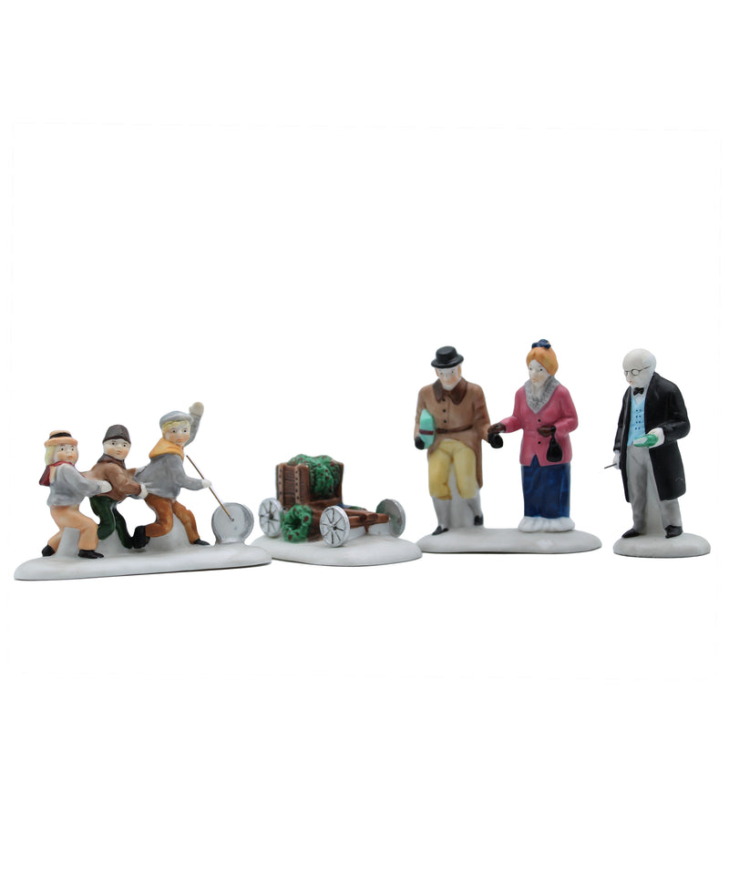 Department 56: 59293 Nicholas Nickleby - Set of 4