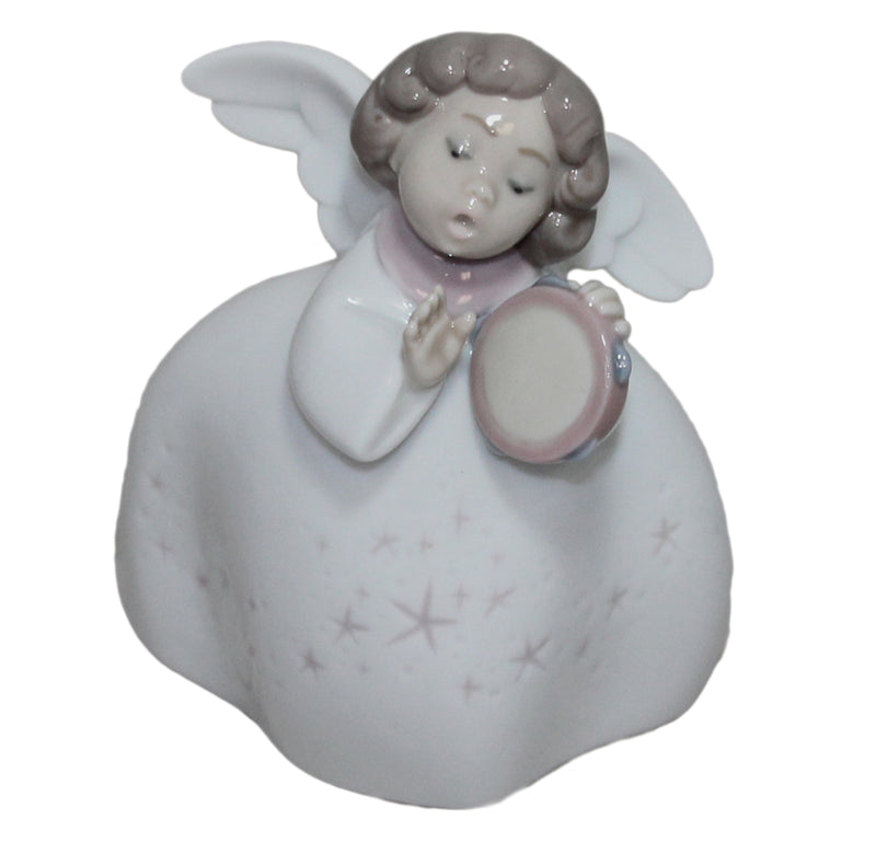 Lladró Figurine: 6530 Little Angel with Tambourine