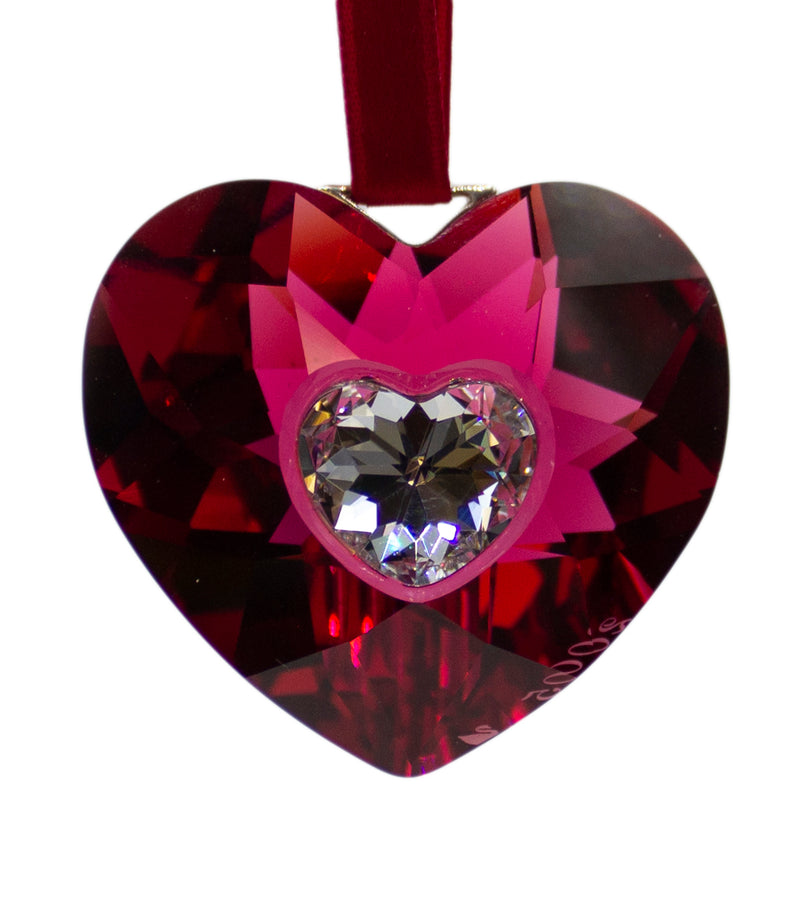 Swarovski Ornament: 691019 Annual Red Heart - 2005