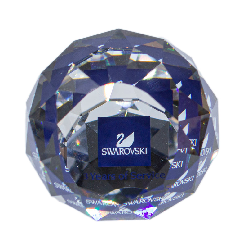 Swarovski Paperweight: 849260 3 Years of Service