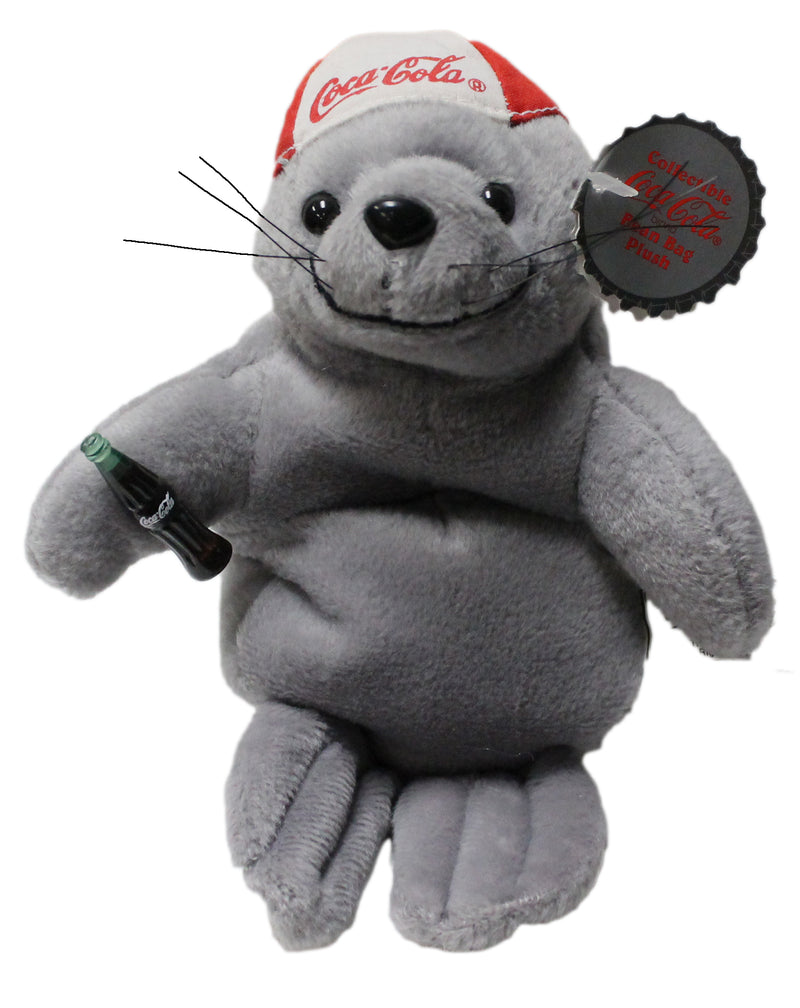 Coke Plush: Seal in Baseball Cap