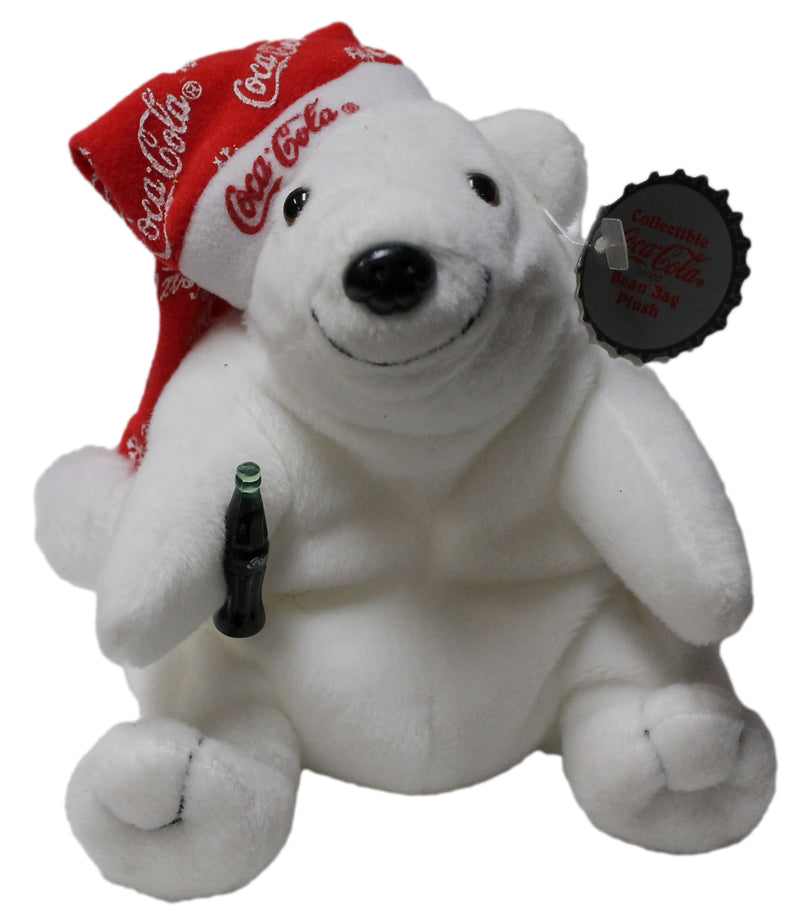 Coke Plush: Polar Bear in Snowflake Hat