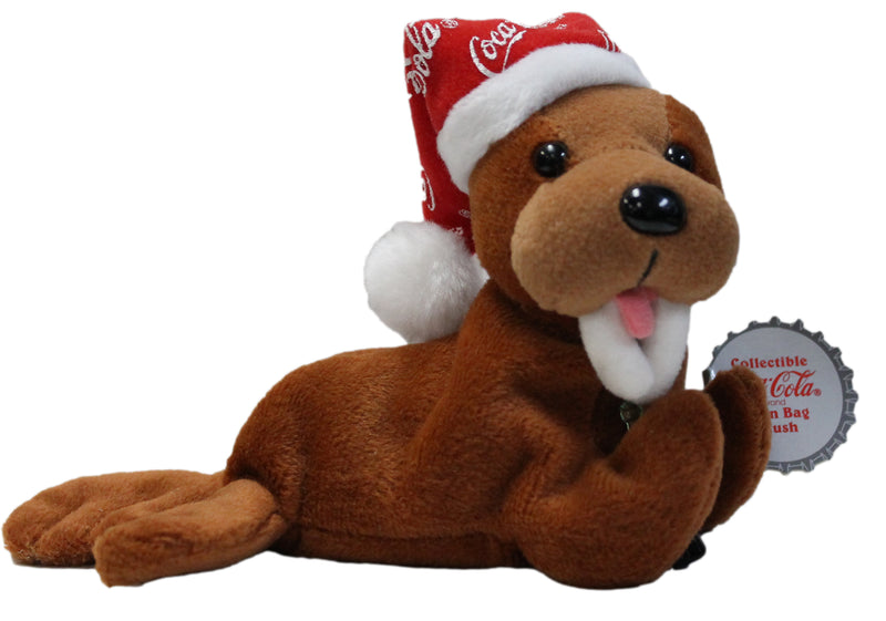 Coke Plush: Walrus in Snowflake Night Cap