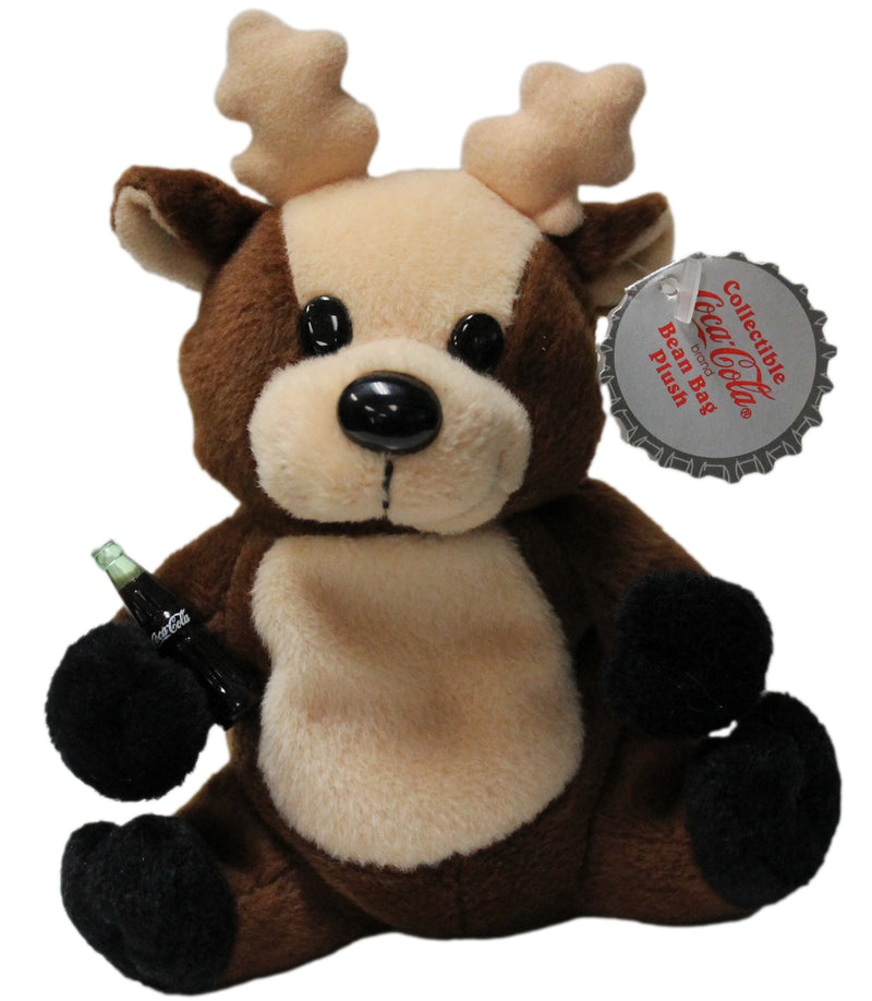 Coke Plush: Reindeer with Coca-Cola Bottle