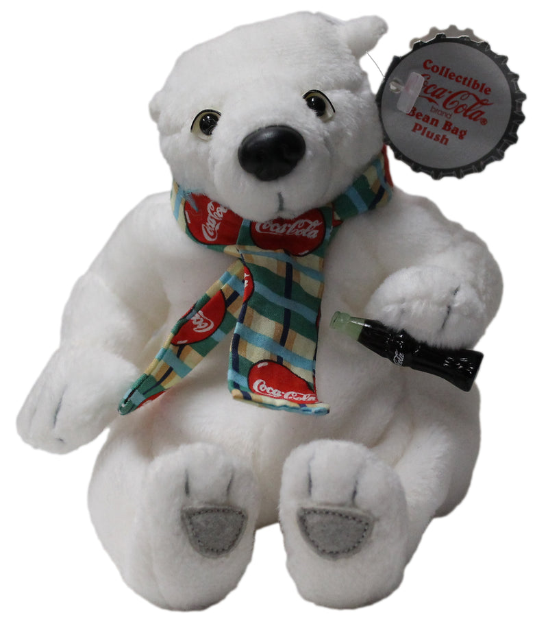 Coke Plush: Polar Bear in Red Scarf