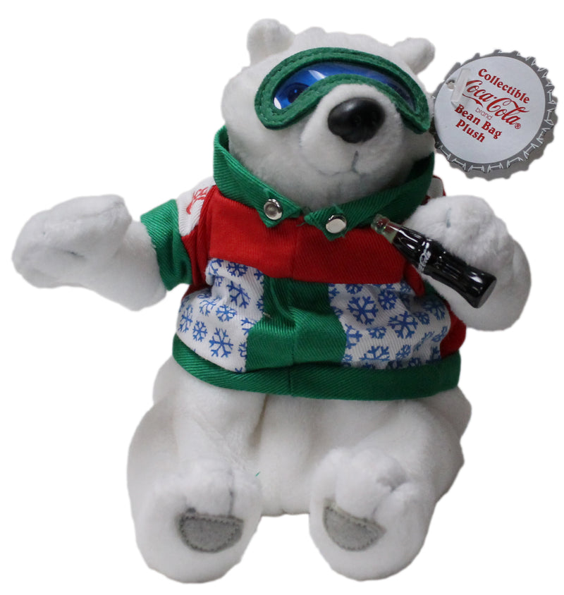 Coke Plush: Polar Bear in Ski Outfit