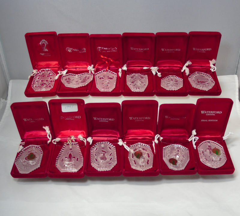 12 Days of Christmas Waterford Ornaments | Full Set | Includes Rare 1982