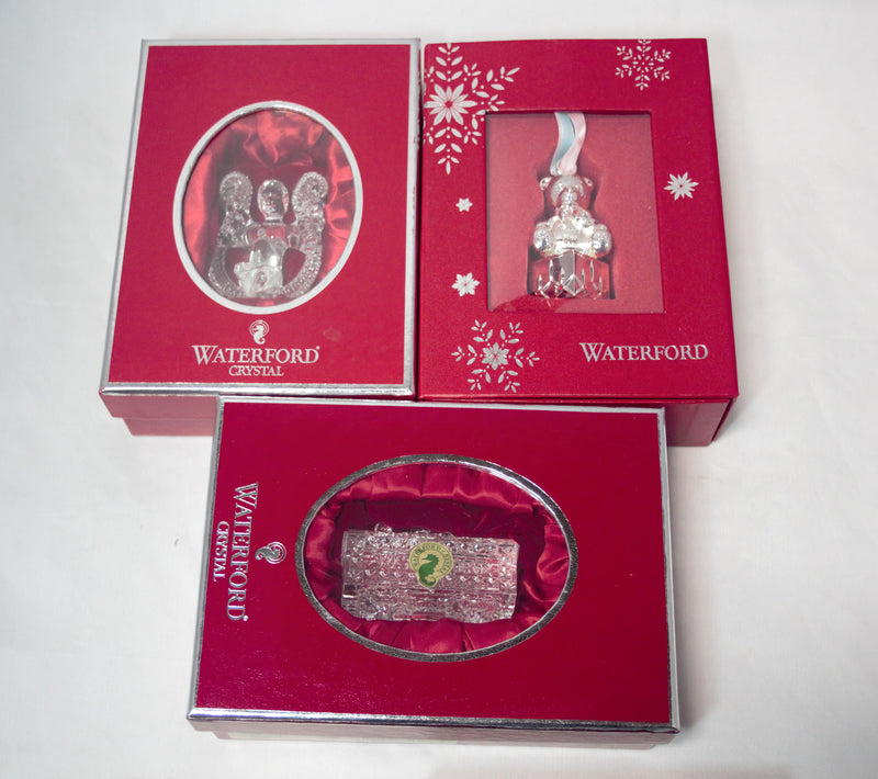 Waterford Crystal Ornaments | Lot of 5 Ornaments with box