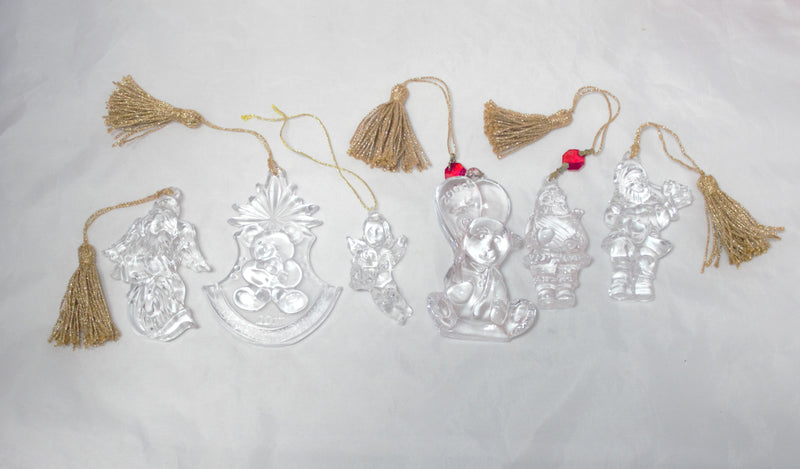 Waterford Crystal Ornaments | Lot of 6 Marquis | Santa, Angels & More