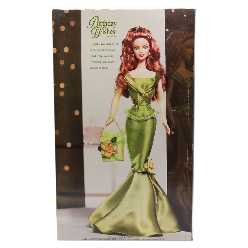 2004 Green Birthday Wishes Barbie (C6230) - Silver Label