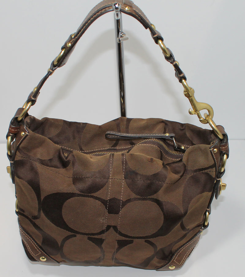 Coach Purse: 10619 Brown Carly Hobo Bag