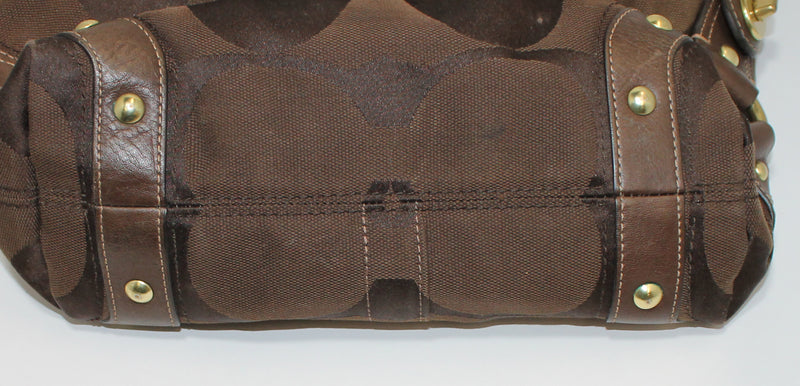 Coach Purse: 10619 Brown Carly Hobo Bag