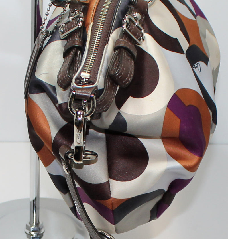 Coach Purse: 18636 Multi-Color Sophia Op Art Duffle Bag