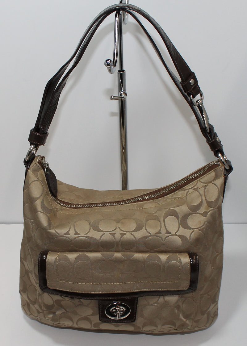 Coach Purse: F19232 Beige Penelope Shoulder Bag