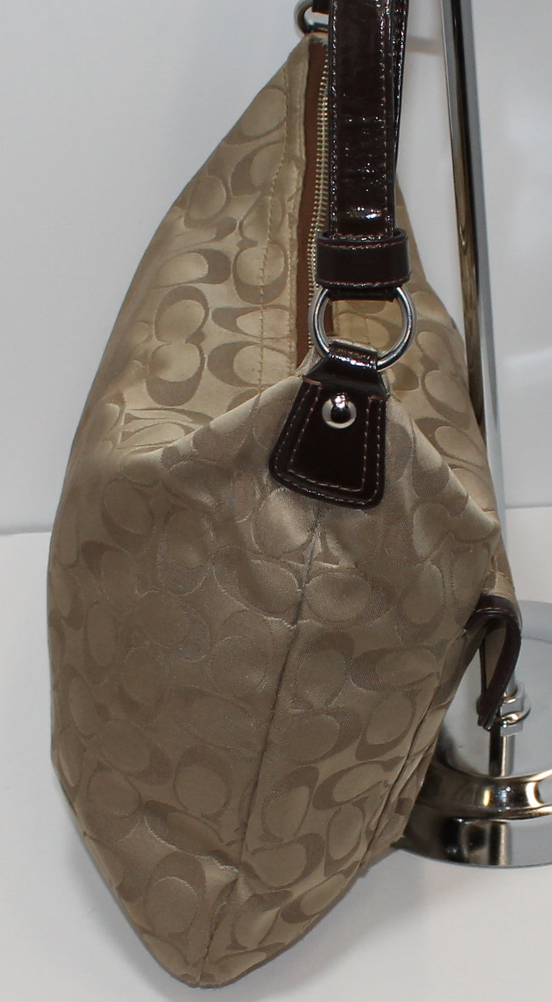 Coach Purse: F19232 Beige Penelope Shoulder Bag