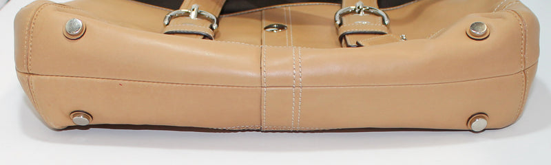 Coach Purse: F12304 Beige Soho Shoulder Bag