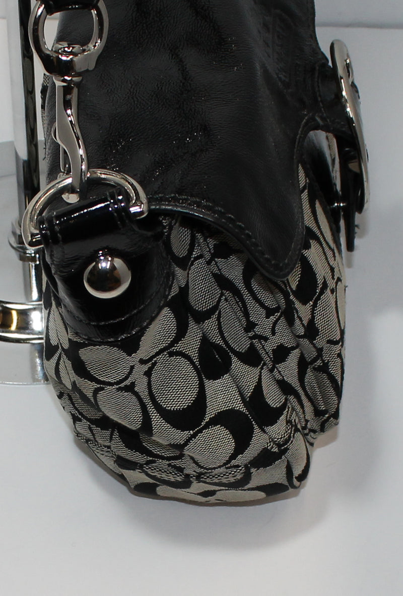 Coach Purse: 12559 Black Bleecker Shoulder Bag