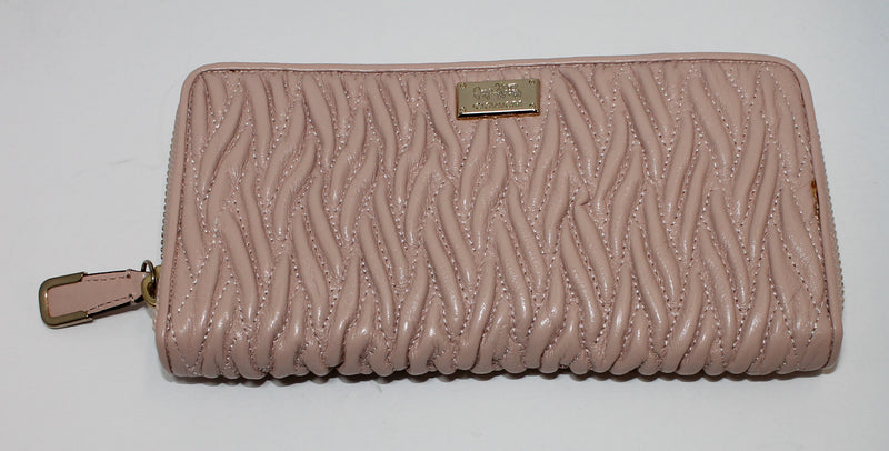 Coach Wallet: F49609 Pink Madison Gathered Twist Wallet