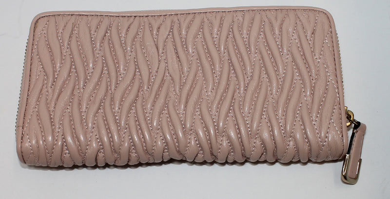 Coach Wallet: F49609 Pink Madison Gathered Twist Wallet