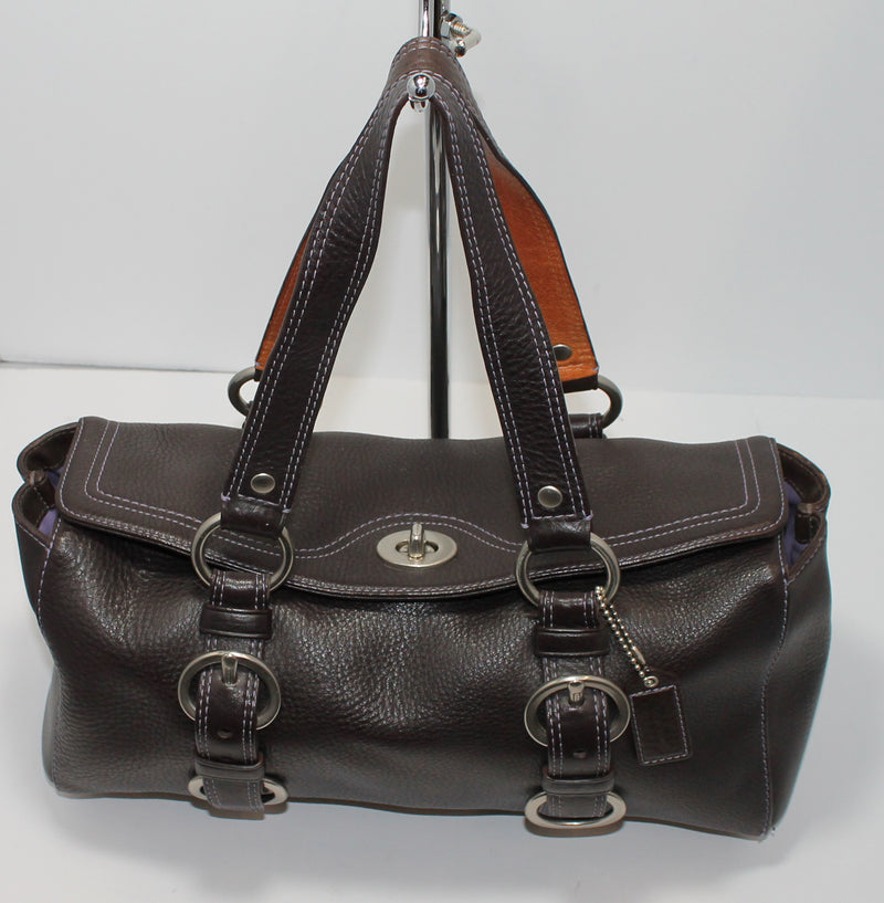 Coach Purse: 10134 Brown Chelsea Leather Satchel