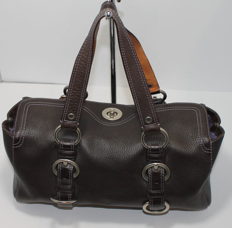 Coach Purse: 10134 Brown Chelsea Leather Satchel