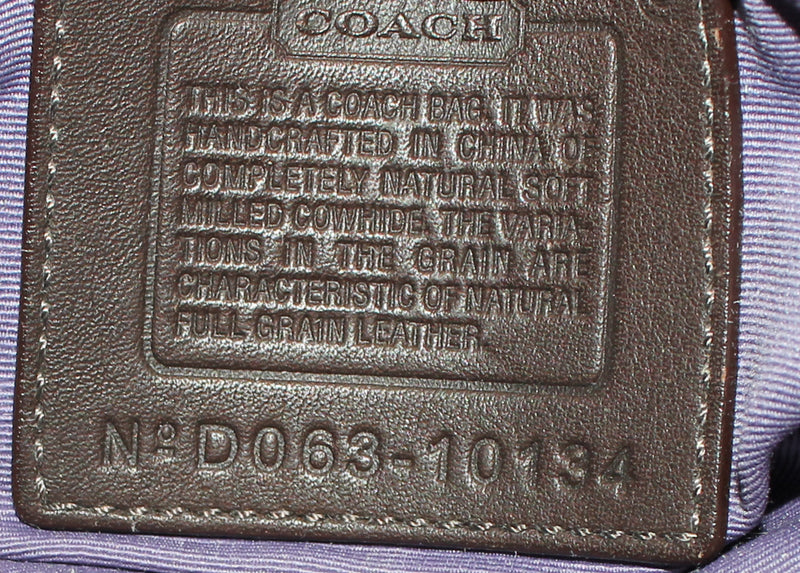 Coach Purse: 10134 Brown Chelsea Leather Satchel