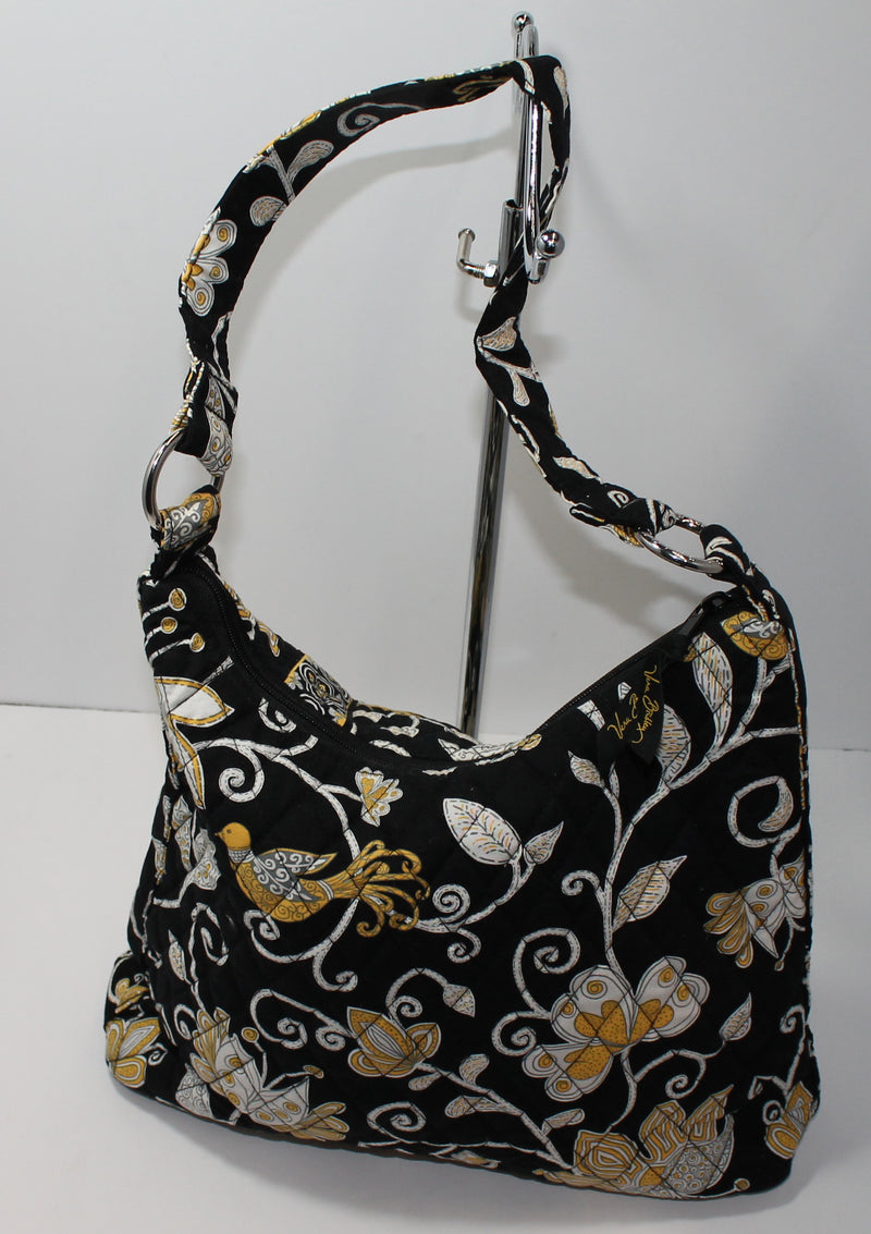 Vera Bradley Purse: Black Birds Shoulder Bag