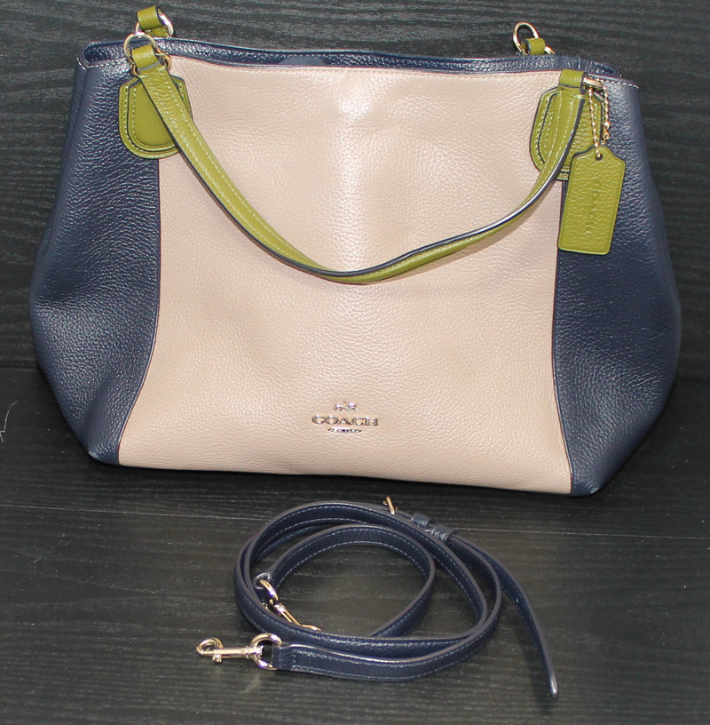 Coach Purse: Edie Colorblock Leather Shoulder Bag