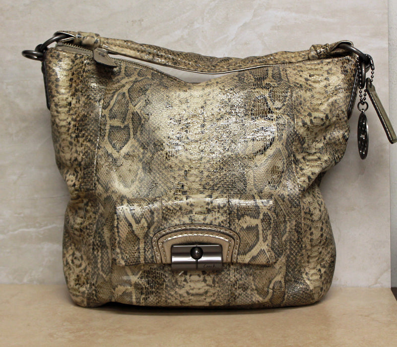 Coach Purse: 15361 Kriston Python Hobo Bag