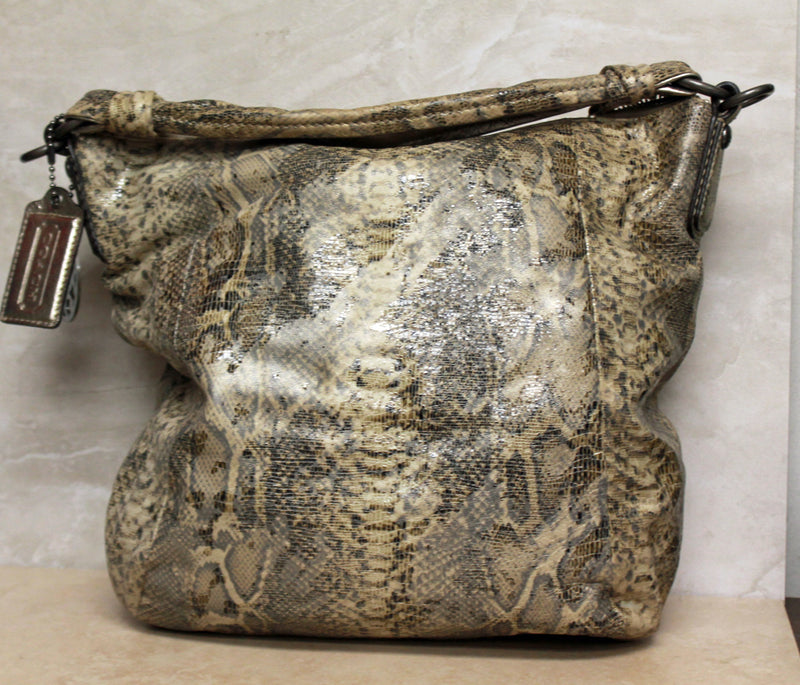 Coach Purse: 15361 Kriston Python Hobo Bag