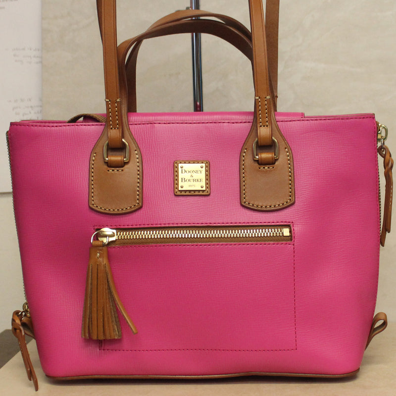 Dooney & Bourke Purse: Pink Side Zip Tote Bag