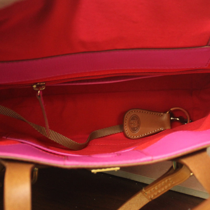 Dooney & Bourke Purse: Pink Side Zip Tote Bag