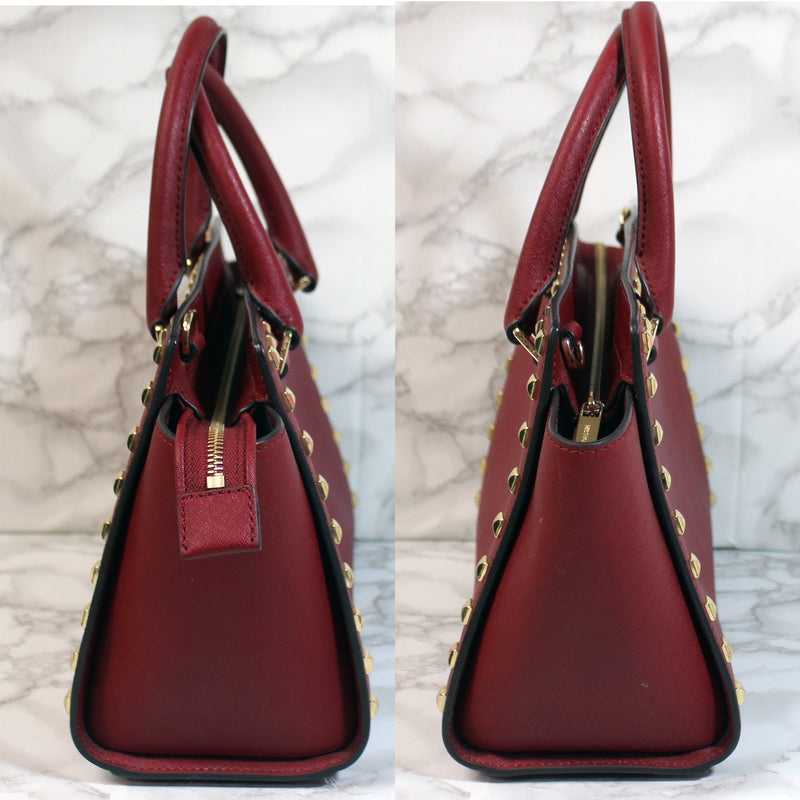 Michael Kors Purse: Cherry Selma Studded Shoulder Bag