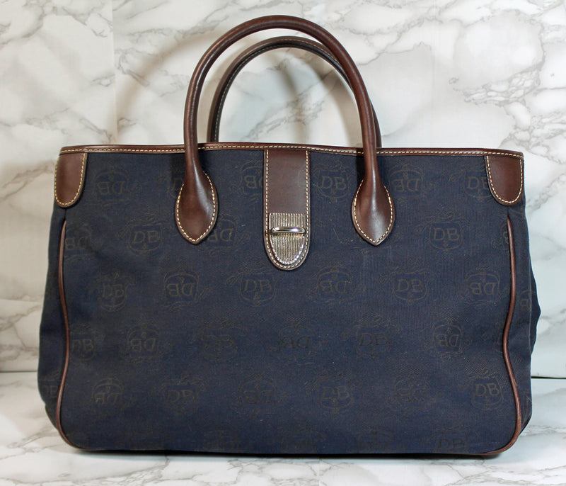 Dooney & Bourke Purse: Navy Signature Tote Bag