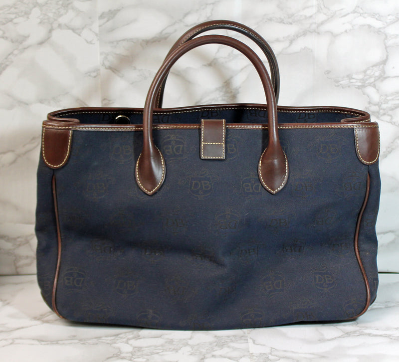 Dooney & Bourke Purse: Navy Signature Tote Bag