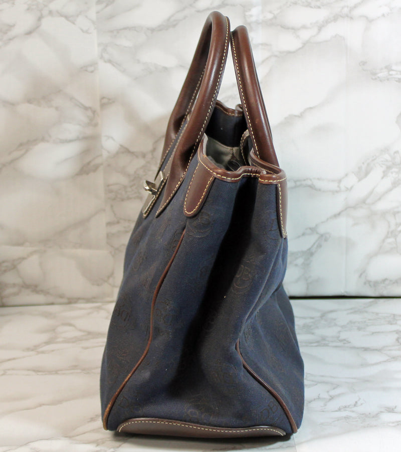 Dooney & Bourke Purse: Navy Signature Tote Bag